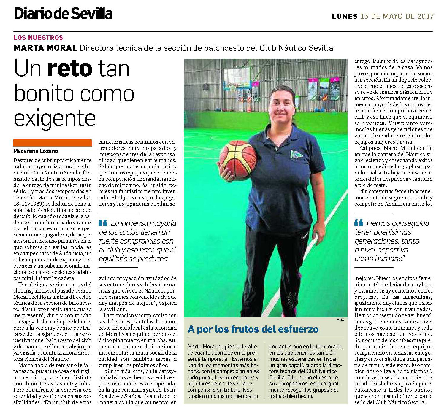 Diario de Sevilla 2017-05-15 baloncesto Marta Moral.jpg